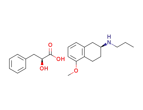 (S)-1,2,3,4-tetrahydro-5-methoxy-N-propyl-naphthalen-2-ammonium (S)-2-hydroxy-3-phenylpropionate